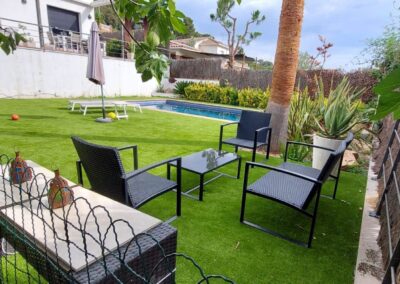 Reforma completa de Jardín - zona de estar